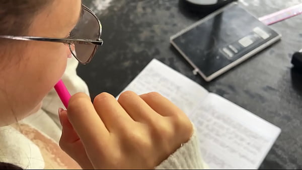 Image Spanish teacher fucks me on the table during class