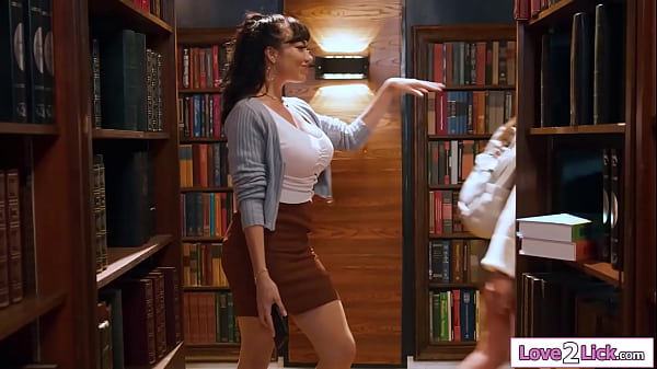 Image Petite babe is pussy licked the busty horny latina librarian