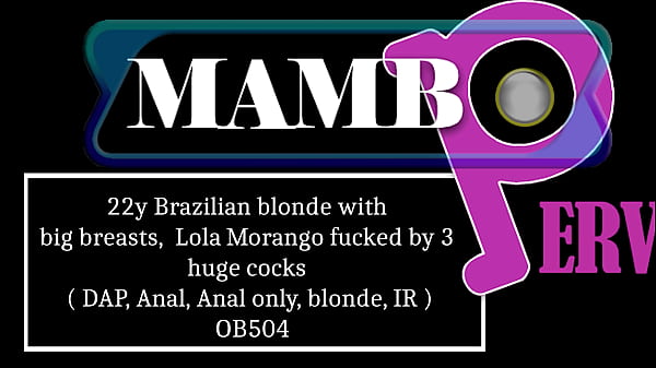 Image 22y Brazilian blonde with big breasts, Lola Morango fucked by 3 huge cocks ( DAP, Anal, Anal only, blonde, IR, monster cock, bbc, ATM) OB504