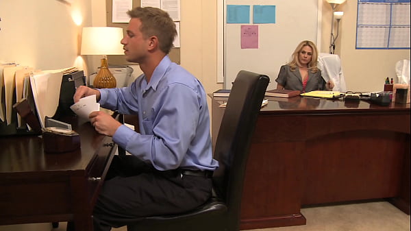 Image Blonde Cougar Boss Gets Fucked By An Office Newbie