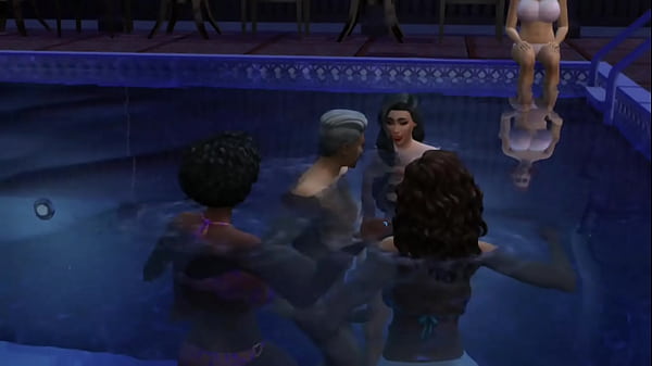 Image Ajay fucks the Cheerleading Squad Poolside Sims 4 Wicked Whims