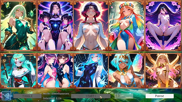 Image Battle Babes Hentai Game Slideshow - 10 Hot Fantasy Girls ft. Elara, Seraphina & Morrigan! 2000  Sexy Anime Cards