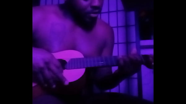 Image Purple lights while naked 5