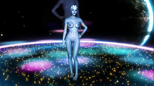 Image Shapely cutie Liara T'Soni records a nude dance video to please Shepard