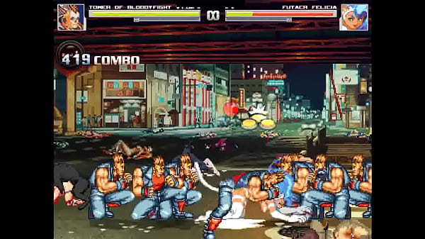 Image Hentai Mugen Felicia Gangbang