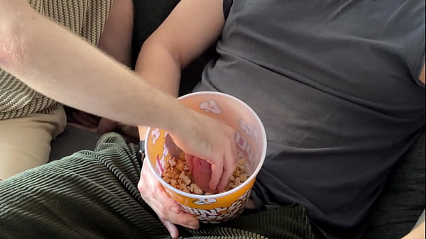 Image Big Cock in Popcorn Box Surprise to Fuck me [4K]