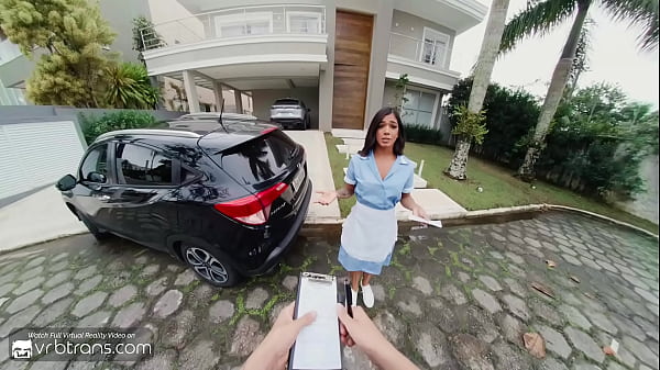 Image VRB Trans: Horny Latina Shemale Maid Sucks Policeman's Huge Dick To Avoid A Fine pt.1