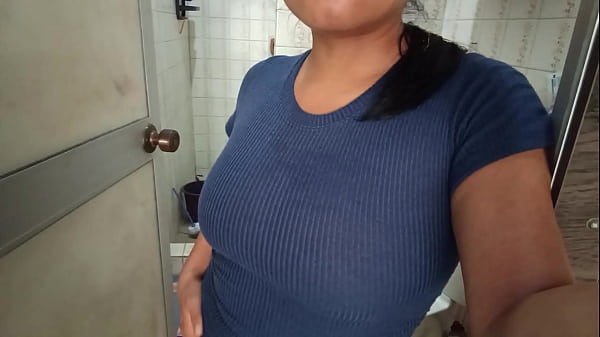 Image Woman in the bathroom undresses - a video of my girlfriend