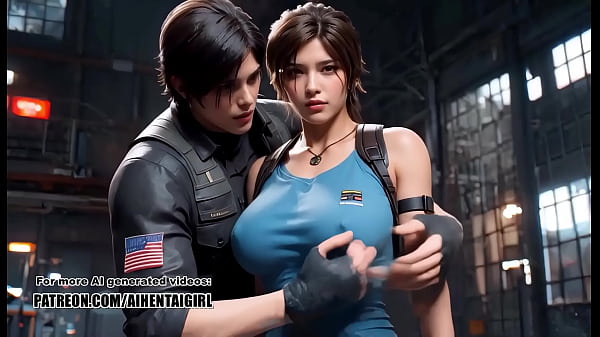 Image Tomb Raider Lara Croft cosplay Exposed in Public: Nighttime Street Reveal and Daytime Pool Blowjob | Uncensored Hentai AI generated