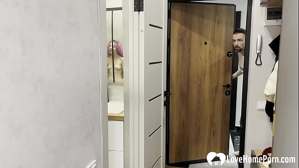 Image Friend&rsquo_s GF Gives Me a Naughty Handjob in the Bathroom