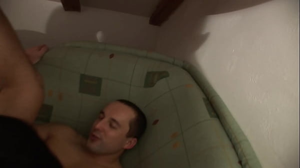 Image Horny Brunette Gets off with Two Gay Guys