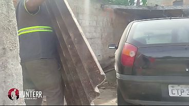 Image Ficou esperando o trabalhador no banheiro e ganhou rola