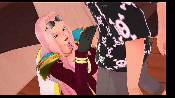 Image Passion of the Grand Line: Hina handjob scene