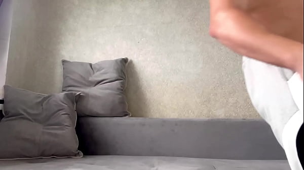 Image Horny exhibitionist seduced a guy and dragged him to his house to have sex