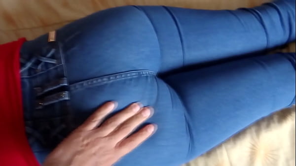 Image Stepson caresses my big ass, turns me on, and I masturbate in front of him
