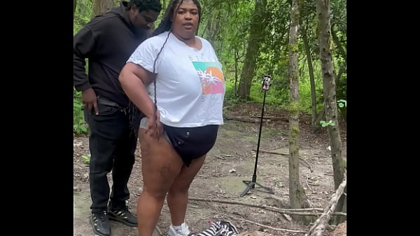 Image Sexy BBW Remi getting nutted on in nature