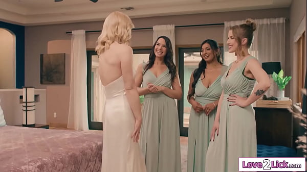 Image We are all licking the brides pussy to become maid of honor
