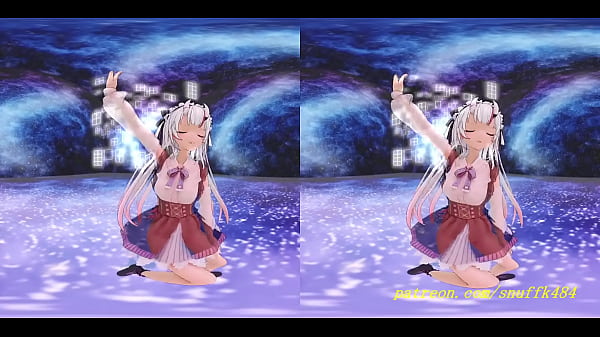 Image VR180 mmd Ayame dance 3d hololive
