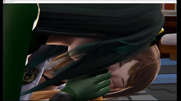 Image Boku No Hero Hentai Yuri - Threesome Ochako, Froppy and Rumi Usagiyama Futanari hard sex - Anime Manga 3D Cartoon Asian Japanese