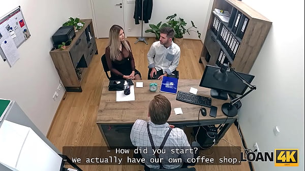 Image LOAN4K. Family couple came to get a loan and wife decided to fuck with a manager right there