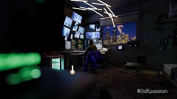 Image Welcome to vr Nexus 3 neon dreams with sexy girl. Cyberpunk style