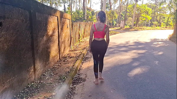 Image Met a country girl on the street and took her to the woods.