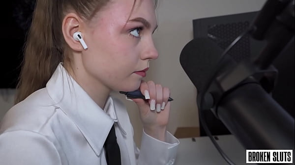 Image BENT OVER IN THE OFFICE - Hard Doggystyle During Customer Call