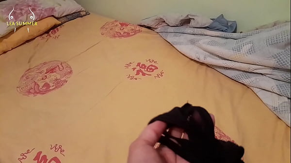 Image Hot stepmom gets very dirty and touches her wet pussy and squirts on her stepson's bed