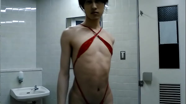 Image Fashion show in a college bathroom reserved just for me.