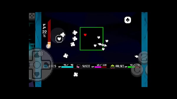 Image Derrotado a The Jevil en deltarune, en celular , medio facil de vencer