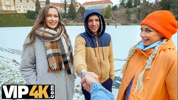 Image SWAP4K. A Sunday walk ended up as having a hot girl with in our bed, it was her first threesome