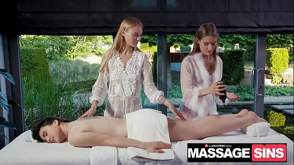 Image Deep Tissue Massage! Nancy A, Hailey Sanders, Tiffany Tatum for MassageSins