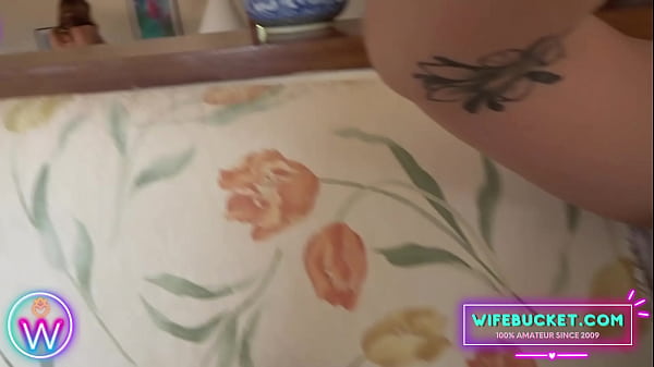 Image Amateur MILFs by Wifebucket - I found my step-sister and her husband fucking on the sofa and I got so wet