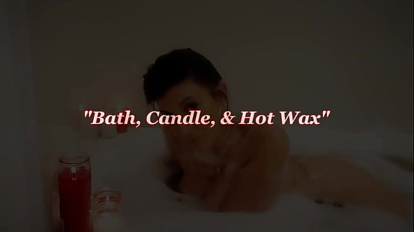 Image Sara Jay Plays With Wax & Her Pussy During A Bubble Bath In Jacuzzi!