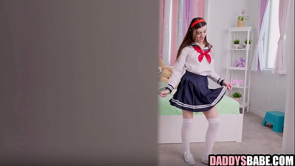 Image Stepdad spying then fucking teen stepdaughter