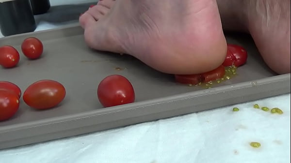 Image I trample tomatoes with my feet