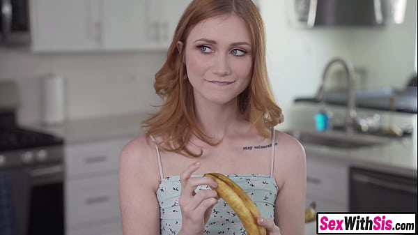 Image Petite redhead teen stepsis is really curious about stepbros cock