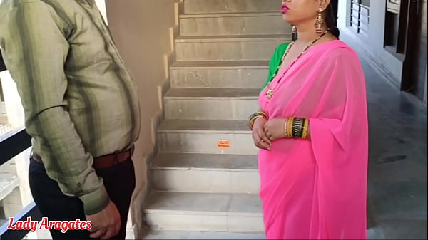 Image Young desi bhabhi pleased the landlord by getting her pussy and ass fucked