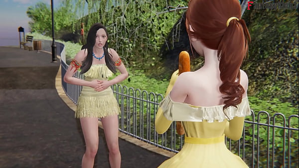Image Bella and Pocahontas threesome sex | FULL SCENE FOR REDS | Fking3-D Ch6 | Full Movie on Sheer & PTRN: Fantasyking3