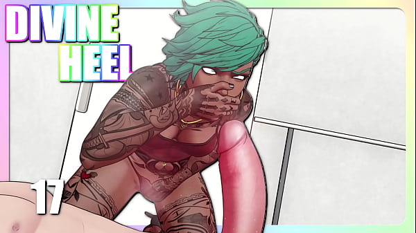 Image DIVINE HEEL #17 &bull_ She NEEDS to taste his hard, shiny cock right now