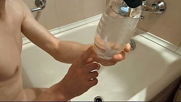 Image LanaTuls - Anal Slut and Whore Testing Automatic Anal Enema Cleaner.. TG: MoscowFaggot
