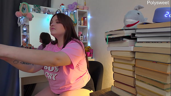 Image Russian actress shoots solo backstage video
