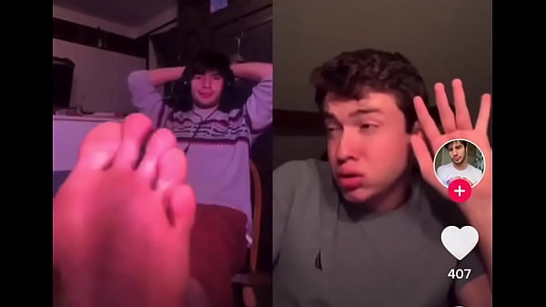 Image *REPOST without the crop!Horny for TikTok guys feet? Watch this!