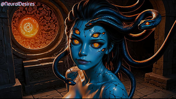 Image Medusa's Sexy Gaze (4K) ~ AI-Generated