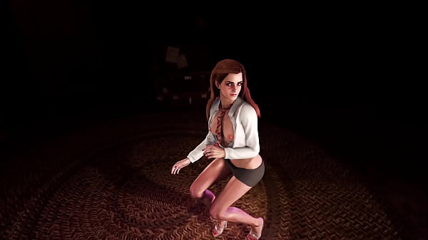 Image Randy toned Germione Granger dancing without panties in Gryffindor dorm