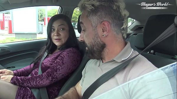 Image Behind The Scenes Of Hairy Christina Santes Banging In The Car
