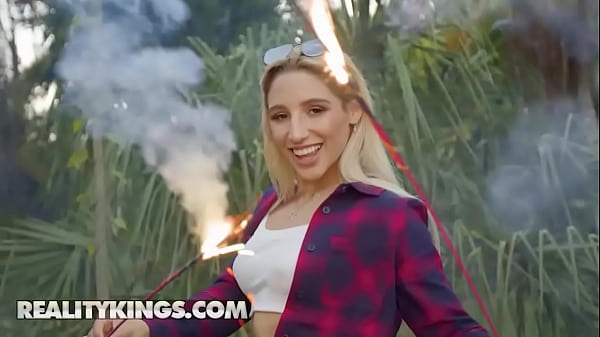 Image REALITY KINGS - Abella Danger Rides Jmac's Huge Cock On The 4th Of July, Enjoying An Outdoors Messy Fuck