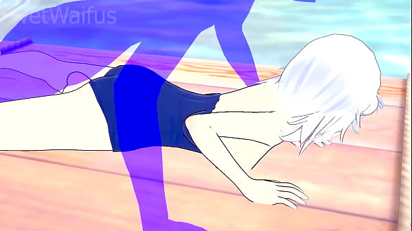 Image Gawr Gura has Wet and Horny Sex at the Beach - Hololive Hentai