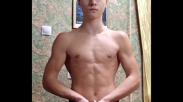 Image Flex skinny boy after study
