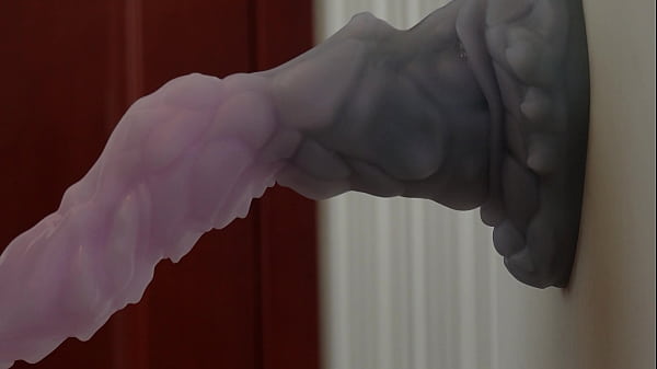 Image Training with my L-sized Nothosaur dragon dildo(10.6 in)